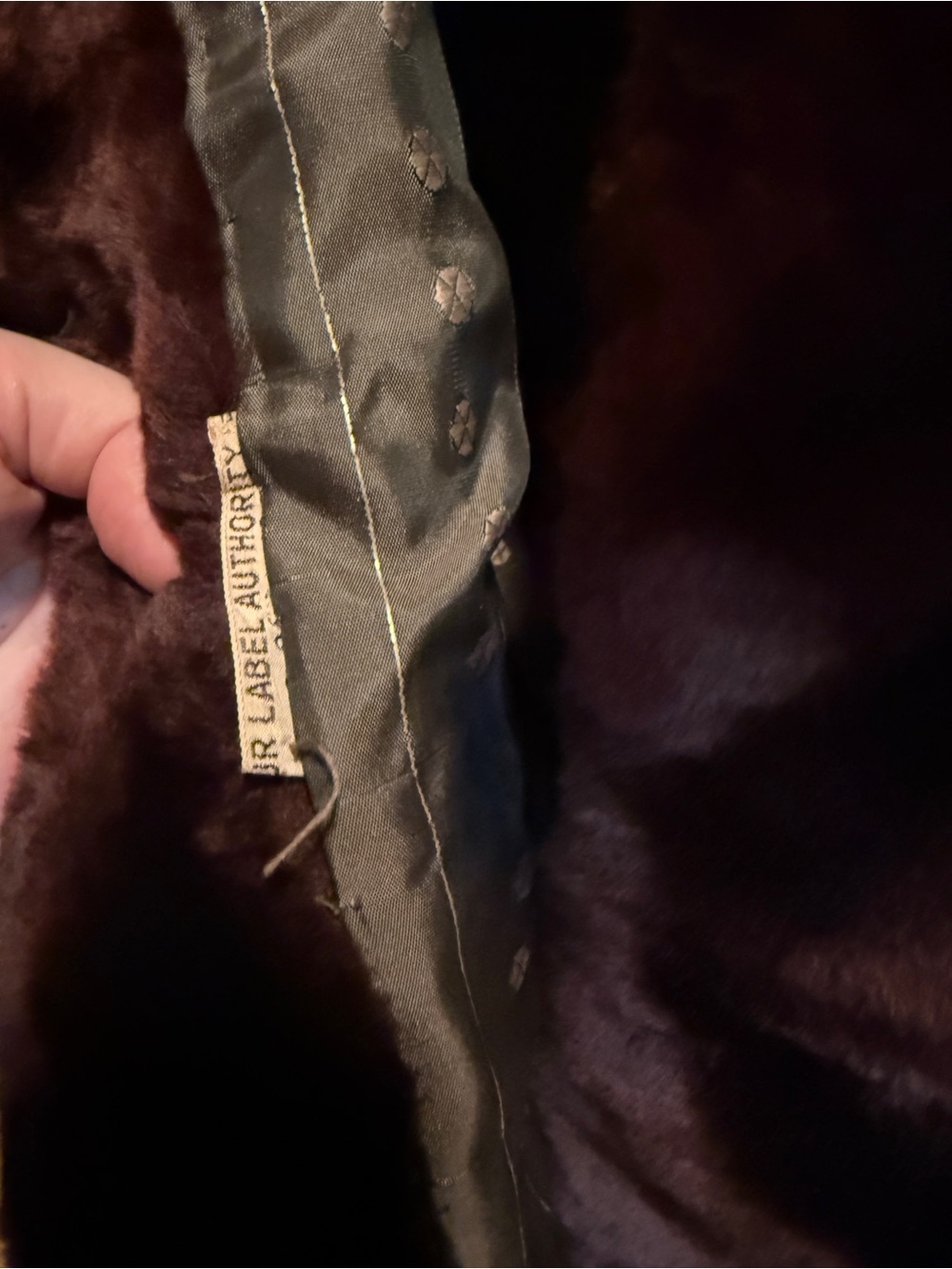 Vintage Brown Fur Jacket - Picture 3 of 5